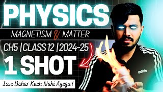 Magnetism amp Matter Detailed Oneshot  PYQ Chapter 5 Class 12 Physics CBSE 202425 🔥 cbse [upl. by Arimlede20]