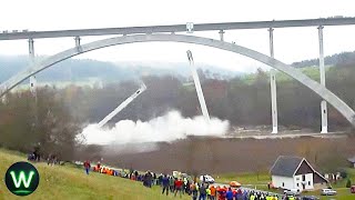 Tragic Massive Bridge Collapse Moments Filmed Seconds Before Disaster That Will Disturb You [upl. by Nasah]