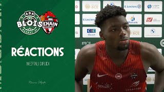 Réactions 🎤  Neftali Difuidi  ADA Blois vs Denain [upl. by Enelec]