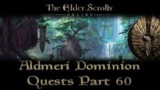 ESO  Aldmeri Dominion Quests  Part 60  Grahtwood Part 14  Keeper of Bones [upl. by Damahom]