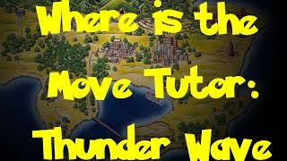 Where Is Move Tutor  Thunder Wave Pokemon Fire RedLeaf Green [upl. by Nelram]