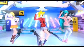 【PDFT】Tricolore Airline 【Akita Neru V4x • Kagamine Rin Act1 • Hatsune Miku V4x】【VOCALOIDカバー】 [upl. by Yro]