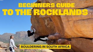 Beginners Guide to Bouldering in the Rocklands South Africa [upl. by Nellek171]