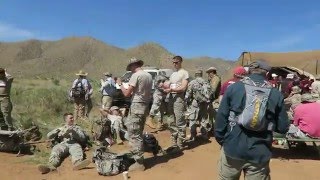 Bataan Memorial Death March 2016 FULL 262 MILE COURSE [upl. by Block]