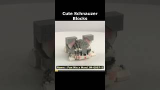 Schnauzer Dog JM60675 Mini Blocks Preview lego brick miniblock nanoblock [upl. by Thane]