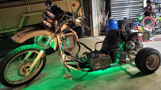 Diesel drift trike gets the hydraulic disc brakes repaired [upl. by Dick682]