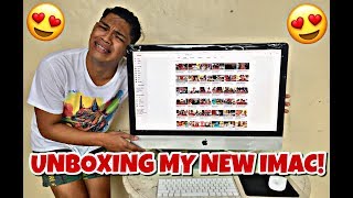 UNBOXING MY NEW IMAC [upl. by Jenni]