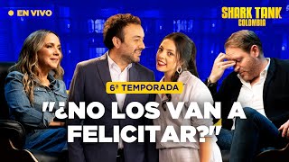 Una propuesta de MATRIMONIO en medio del tanque 🤵👰💞  Temporada 6  Shark Tank Colombia [upl. by Aihsena]