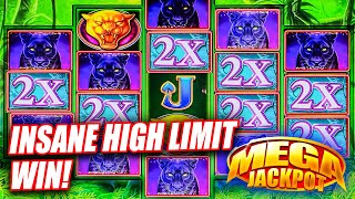 YOU WONT BELIEVE IT PROWLING PANTHER INSANE JACKPOT WIN ON THIS HIGH LIMIT CASINO SLOT MACHINE [upl. by Ahsillek124]