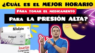 Mejor HORARIO para tomar medicamento de la PRESIÓN hipertensiónarterial enalapril [upl. by Asselim263]