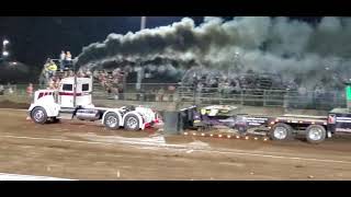 Semi Truck Pull 2022 Columbiana County Fair Lisbon Ohio [upl. by Hennessey89]