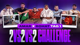 2 VS 2 VS 2 XXL CHALLENGE MIT MERT WILLY ROHAT AMAR UND KUBA🔥 Tag 1 Highlights [upl. by Ylsew]