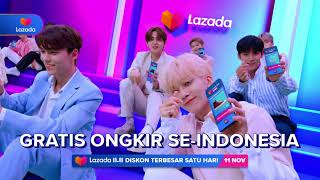 CIE KAMU BISA BELANJA BARENG SEVENTEEN DI LAZADA1111 [upl. by Ubana]