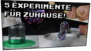 5 Experimente für zuhause  Heimexperimente 13 [upl. by Jackie968]