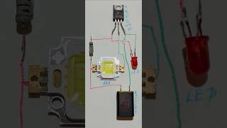 How to makeLED Blinking flashercircuit diagram electronic youtubeshorts [upl. by Marr]