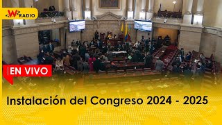 EN VIVO  Instalación del Congreso 2024  2025 discurso de Petro de la oposición y más  La W [upl. by Haldi]