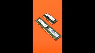 Módulo de memória RAM SODIMM vs DIMM  Qual a diferença shorts tech [upl. by Aivato]