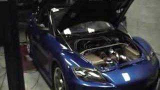 Turbo Mazda RX8 on the dyno [upl. by Nesyaj890]