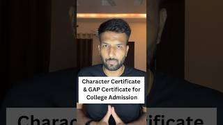 How to Make Character and Gap Certificate for College Admission clat2024 clat nlu [upl. by Aenyl238]