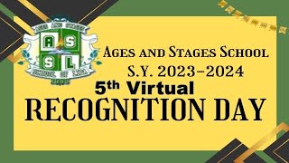 AGES AND STAGES SCHOOLquotS 5TH VIRTUAL RECOGNITION  ONLINE DEPARTMENT [upl. by Nnaacissej]