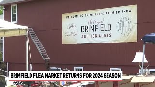 Brimfield Flea Market opens 2024 spring show [upl. by Lesoj974]