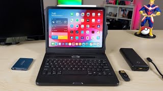 Chesona Wireless Keyboard and Folio for 102 inch Apple iPads Review with Tests [upl. by Saree]