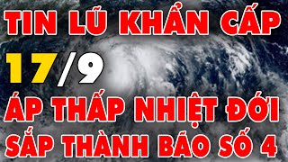 🔥 TIN LŨ KHẨN CẤP Áp thấp nhiệt đới sắp mạnh thành bão số 4 đều “xoáy thẳng” đất liền Việt Nam [upl. by Orman927]