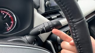 How To Use Toyota Wipers  Automatic  Settings [upl. by Sheffie]