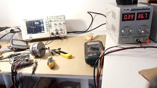 36V motor running  Flexible OpenSource firmware for TongSheng TSDZ2 mid drive motor [upl. by Ulani]