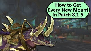 815 Mounts How To Get Every New Mount in 815 [upl. by Raymund]