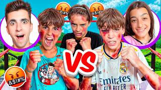 ABUSON vs MI HERMANO vs JUGADOR DEL REAL MADRID…Quien gane es novio de Abril [upl. by Tenner358]