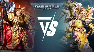 Adeptus Custodes Vs Death Guard Warhammer 40k 10th Edition Live 2000pts Battle Report [upl. by Bramwell]