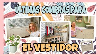 ÚLTIMAS COMPRAS PARA El VESTIDOR VAMOS A IKEA 🏠 [upl. by Nahsaj]