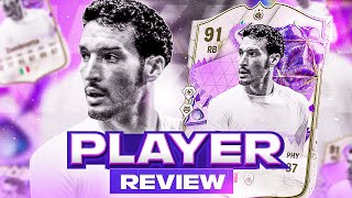 5⭐5⭐ 91 ULTIMATE BIRTHDAY ICON ZAMBROTTA SBC PLAYER REVIEW  FC 24 Ultimate Team [upl. by Ahseim70]