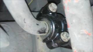 How to replace Sprinter rear anti roll bar bushes [upl. by Tadeas]