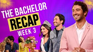 The Bachelor RECAP Week 3 Joey Confronts Maria amp Who Got Eliminated [upl. by Eissirc332]