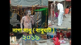 নাগা সাধু ক্যাম্প 2019বাবুঘাটকলকাতা [upl. by Akehsat]