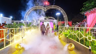 Special Effects For Bride Groom Entry  Dry Ice Pots  Cold Fireworks  Balloon Entry  Paper Shower [upl. by Eisserc]