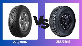 Tire Size 27570r16 vs 26575r16 [upl. by Shelly]