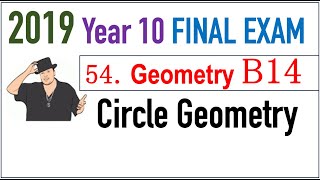 2019 Year 10 EoY Exam 54 Algebra QB14 [upl. by Tila]