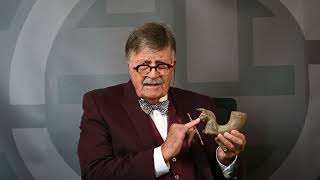 Lot 243 Achaemenid Bronze Rhyton with Horned Lion with Tim Wonnacott [upl. by Carn620]