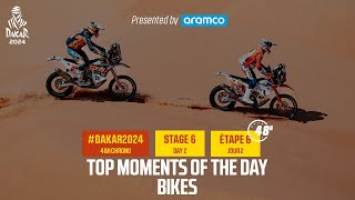 Bikes Top moments  Stage 6  Dakar2024 [upl. by Pierette]