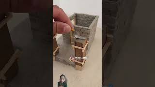 miniature madeira diy madeiramadeira stopmotion moveisdemadeira [upl. by Milburn]