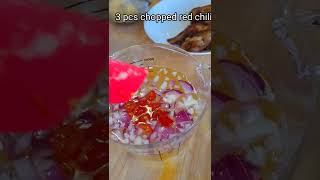 Spiced Vinegar Dipping Sauce  Sukang Sawsawan Recipe shorts [upl. by Nilknarf]