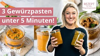 😍🍅 Die 3 wichtigsten Gewürzpasten – für den ultimativen Geschmack  Thermomix® Rezepte [upl. by Uot372]