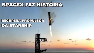 SpaceX faz história com lançador da Starship [upl. by Apurk]