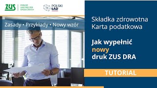 Karta podatkowa a składka zdrowotna  tutorial Polski Ład [upl. by Parrisch]