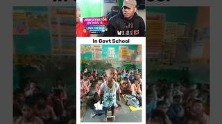 Private school vs government school  reaction fannyvideo comedy trendingnow shorts pushpa2 [upl. by Cybill]