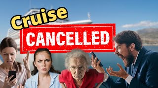 CRUISE LINE CAUSES CHAOS AFTER CANCELING THEIR CRUISE [upl. by Harry]