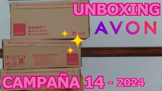 Unboxing Avon  Campaña 14  2024 [upl. by Nylqcaj]